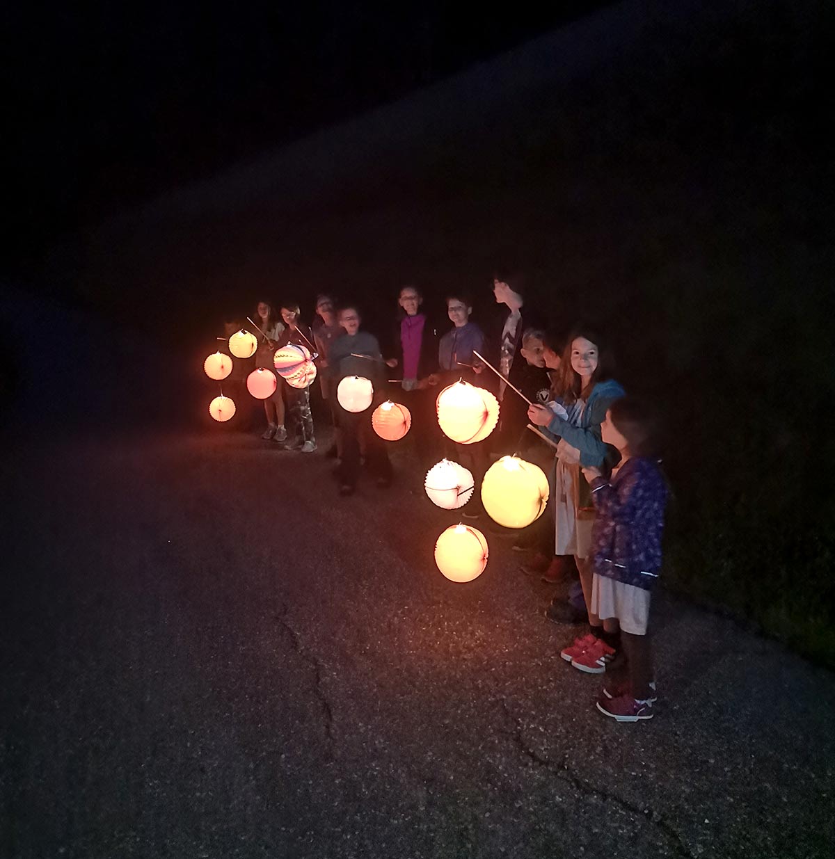 Lampionwanderung im Renchtal mit Ferienkindern